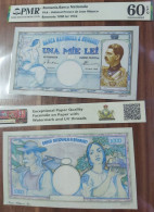 Copy Of The Romanian 1.000 Lei 1934 Banknote Project On Paper With Watermark And UV - Rumania