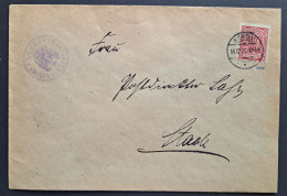 Dienstmarken 1921, Brief Landrat STADE Geprüft Infla - Servizio