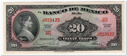 MEXICO,20 PESOS,1967,P.54m,XF - México