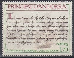 FRENCH ANDORRA 294,unused - Non Classés