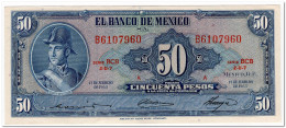 MEXICO,50 PESOS,1965,P.49p,aXF - Mexico