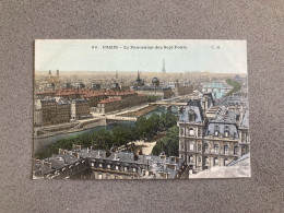 Paris Le Panorama Des Sept Ponts Carte Postale Postcard - Mehransichten, Panoramakarten