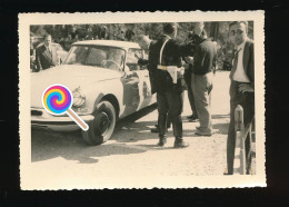 Photographie Originale Autombile Voiture DS Idée Citroen Police Gendarme - à Identifier - Cars