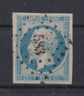 France: Y&T N° 15a Oblitéré. TTB !!! - 1853-1860 Napoleon III