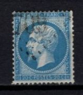 France: Y&T N° 22 Oblitéré. TB Mais Aminci - 1862 Napoléon III.