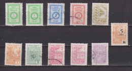 Lot De Timbres Oblitérés De Turquie 1965 1966 Taxes - Oblitérés