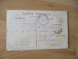 PONTIVY 17 EME REGIMENT ARTILLERIE  FRANCHISE POSTALE MILITAIRE GUERRE 14.18 - Guerre De 1914-18