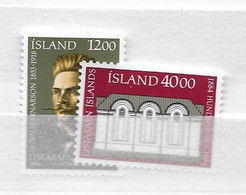 1984 MNH Iceland, Michel 622-23 Postfris** - Nuevos