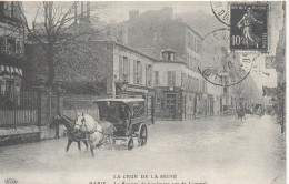 La Crue De La Seine Paris Le Passage Du Boulanger Rue De Lourmel Reproduction - Inondations De 1910