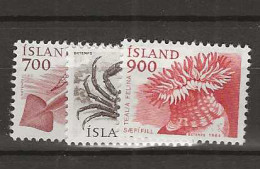 1985 MNH Iceland, Michel 636-38 Postfris** - Ongebruikt