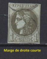 France: Y&T N° 39 A Ou C ?? Oblitéré(s). TB Une Marge Courte - 1870 Belagerung Von Paris
