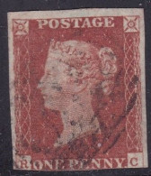 GB Victoria Penny Red Imperf  Good Used (RC) - Gebraucht