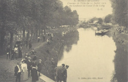 Reproduction D’une CPA  France   77 Seine Et Marne  Moret Sur Loing Concours De Pêche - Moret Sur Loing