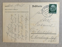 Deutschland Germany - Hof Saale 1941 Used Postcard - Cartes Postales