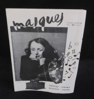 ( Théatre Cinéma Danse Musique ) Revue MASQUES 1946 EDITH PIAF Pierre MAC ORLAN Michel HERBERT - 1900 - 1949