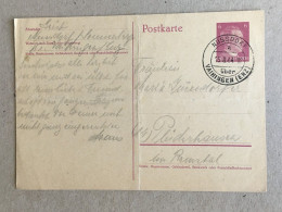 Deutschland Germany - Nussdorf Vaihingen Plüderhausen 1944 Stationery Ganzsachen - Tarjetas