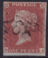 GB Victoria Penny Red Imperf  Good Used (DA) - Used Stamps