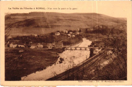 BOMAL /  VUE VERS LE PONT ET LA GARE - Durbuy