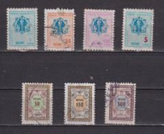 Lot De Timbres Oblitérés De Turquie 1967 1968 Taxes - Used Stamps