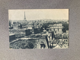 Paris En Flanant Panorama Des Sept Ponts Carte Postale Postcard - Bruggen