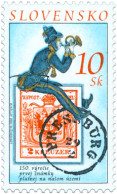 ** 209 Slovakia - 150 Years Of The First Austrian Stamp 2000 - Postzegels Op Postzegels