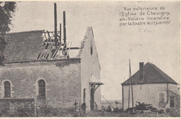 CHEVIGNY-en-VALIERES (Côte D'Or): Vue Extérieure De L'Eglise Incendiée Par La Foudre Le 27 Juin 1937 - Andere & Zonder Classificatie