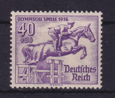 Dt. Reich 1936 Olympische Sommerspiele Springreiter Mi.-Nr. 616 Ungebraucht * - Neufs