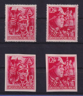 Dt. Reich 1945 Sturmabteilung SA Mi.-Nr. 909-910 Und 909-910U Postfrisch ** - Unused Stamps