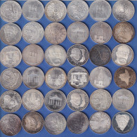 Konvolut 36 Stück Bundesrepublik 10DM-Silber-Gedenkmünzen 1987-1997 - Verzamelingen & Kavels