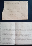 Enveloppe    Avec Correspondance   POSTES AUX ARMEES   F      23 Novembre 1917 - Guerre De 1914-18