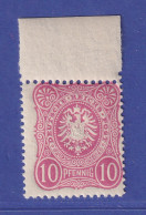Dt. Reich 1880 Pfennig 10 Pf  Mi.-Nr. 41 I Ab ** Gpr. WIEGAND BPP - Unused Stamps