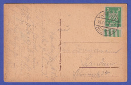 Dt. Reich 1925 Reichsadler 5 Pf Mi-Nr. 356 Auf AK O CLAUSTHAL-ZELLERFELD - Storia Postale