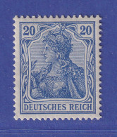 Dt. Reich 1915 Germania Kriegsdruck 20 Pf Mi.-Nr. 87 IIc ** Gpr. JÄSCHKE BPP - Nuovi