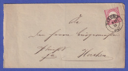 Dt. Reich 1873 Gr. Brustschild 1 Groschen Mi-Nr. 19 Auf Brief O EITORF - Cartas & Documentos