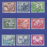 Dt. Reich 1933 Nothilfe Wagner-Opern Mi.-Nr. 499-507 Gestempelt - Used Stamps