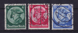 Dt. Reich 1934 Reichstagseröffnung Friedrich Der Große Mi-Nr. 479-481 Gestempelt - Used Stamps