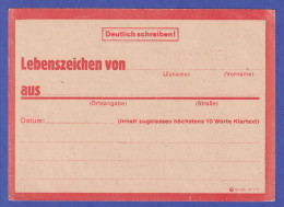 Dt. Reich Unbenutzte Karte Lebenszeichen Benachrichtigung Nach Luftangriffen - Other & Unclassified
