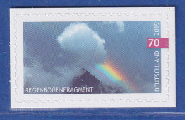 Bund 2019 Regenbogenfragment 70Cent SELBSTKLEBEND Mi-Nr. 3445 ** - Sonstige & Ohne Zuordnung