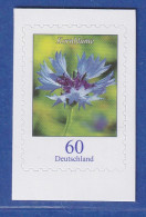 Bund 2019 Freimarke: Kornblume 60Cent SELBSTKLEBEND MH Mi-Nr. 3481 ** - Other & Unclassified