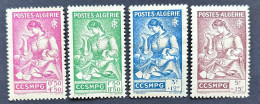 ALGERIE- Y&T N°205 à 208- Neufs** MNH  Bon - Unused Stamps