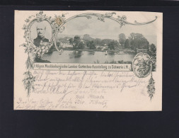 Dt. Reich AK Gartenbau Ausstellung Schwerin 1898 - Schwerin