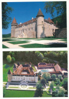 Lot De 2 Cartes Neuves Du Château De Bazoches - Editions Nivernaises - Bazoches