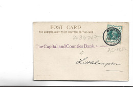 CPA   THE CAPITAL AND COUNTIES BANK, WORTHING BRANCH - Sonstige & Ohne Zuordnung