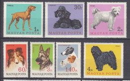 HUNGARY 1967 Fauna Dogs Mi 2337-2343 MNH(**) #Fauna867 - Unused Stamps