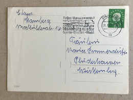 Deutschland Germany -  1961 Starnberg Pluderhausen Stationery Ganzsachen - Covers & Documents