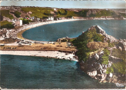 TREBEURDEN (22) Vue Aérienne De La Plage De Tresmeur Et Le Castel  CPSM GF - Trébeurden