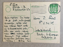 Deutschland Germany - Nurnberg 1951 Lenkirch Stationery Ganzsachen - Covers & Documents