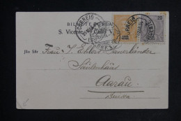 CAP VERT - Carte Postale De S. Vicente Pour Le Portugal En 1904 - L 152753 - Islas De Cabo Verde