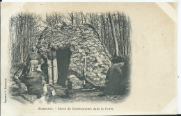 SENONCHES - Hutte De Charbonniers Dans La Forêt ( Traces D'album, Voir Scan) - Altri & Non Classificati