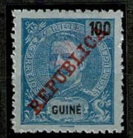 Guiné, 1911, # 106, Dupla Sobrecarga, MNG - Guinea Portuguesa